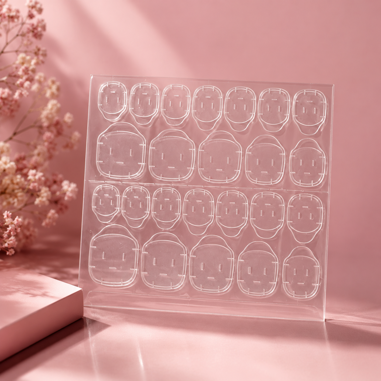 Plaquette de patchs adhésifs pour Press-On Nails